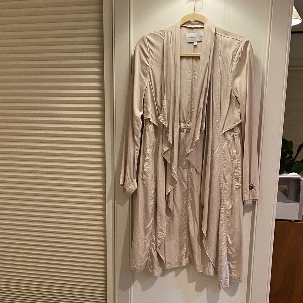 cupcakes & cashmere Cream dress coat